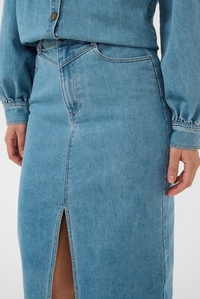 TeraSZ Skirt Medium Blue Denim - 600104 - 30515478 Thumbnail