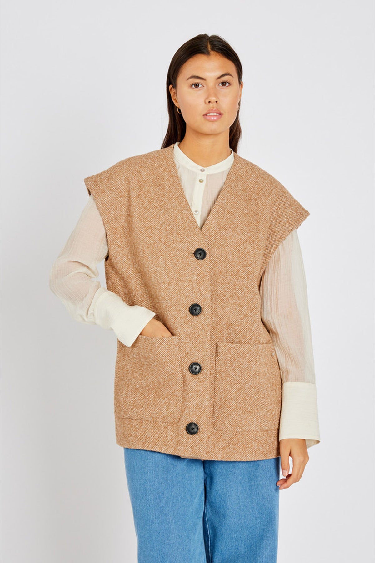 327HMBenca vest 47 Cinnamon - HM1260