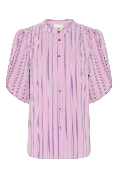 448HMTulin shirt 370 Pink stripe - HM1250 Thumbnail