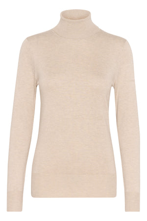 Astrid Roll Neck Feather Gray Melange - 500023