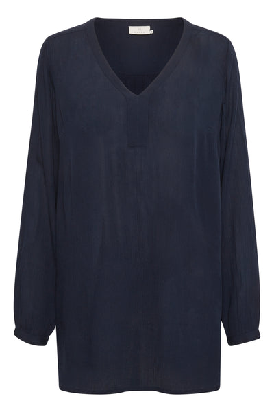 Amber V-Neck Tunic Midnight Marine - 501038 Thumbnail