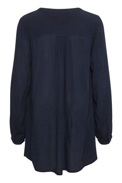 Amber V-Neck Tunic Midnight Marine - 501038 Thumbnail