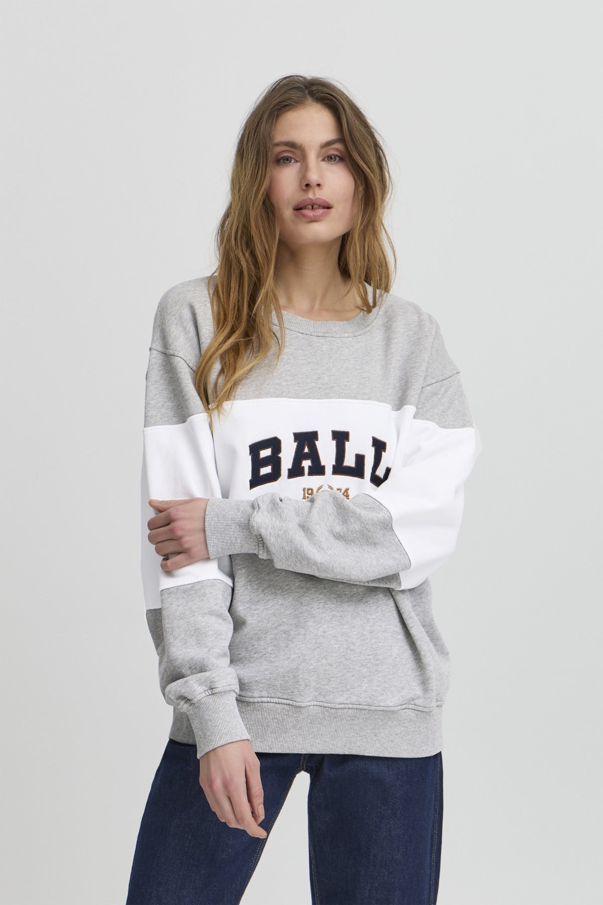 BAMONTANA SWEAT Medium Grey Melange - 50405000