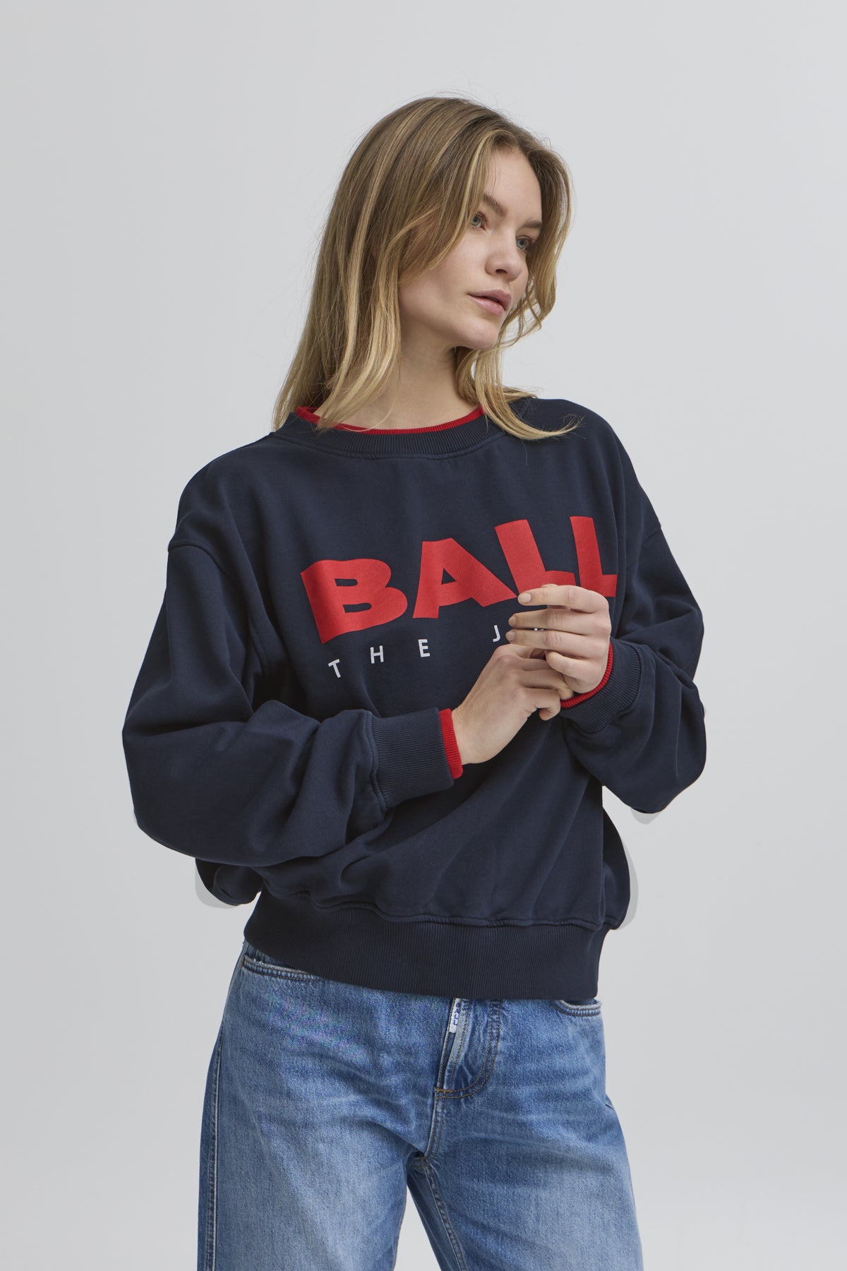 BASIMONA SWEAT Skycaptain w. Chinese Red - 50405055