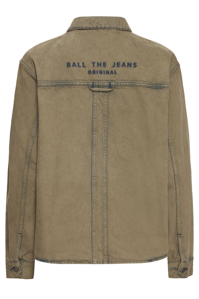 BAPIETRO OZ DENIM SHIRT Petrified Oak - 50405308 Thumbnail