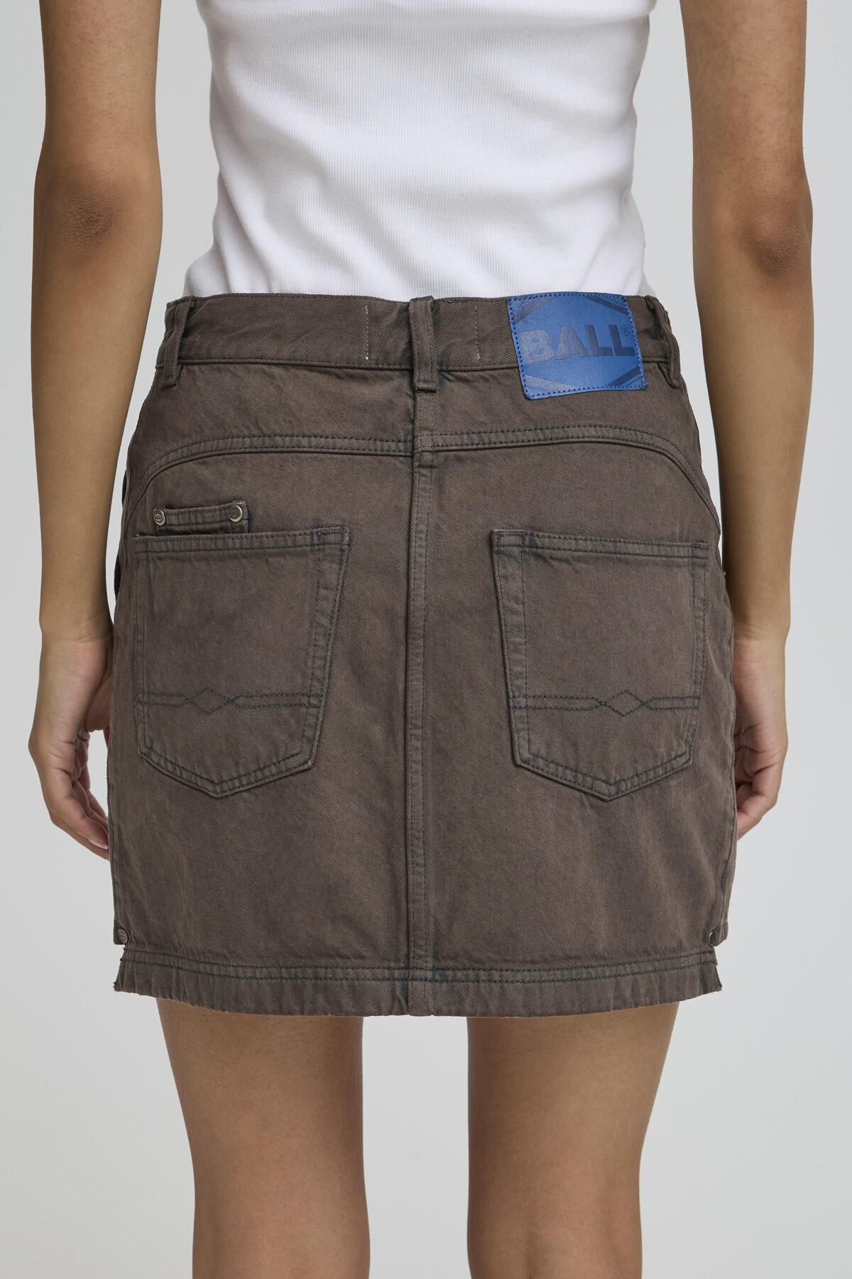 BAPIETRO MINI SKIRT Coffee Bean - 50405310