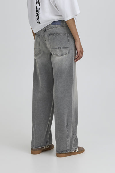 BACOCO MW BAGGY JEANS CITY GREY/BLUE DENIMWASH - 50405338 Thumbnail