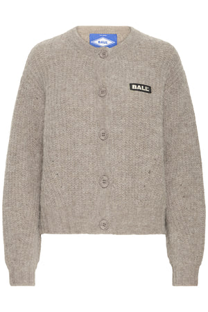 BASTACY RIB CARDIGAN Vintage Khaki - 50405351