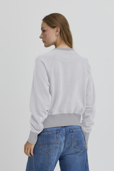 BAALBERTA SWEAT CARDIGAN MEDIUM GRAY MELANGE - 90000593 - 50408097 Thumbnail