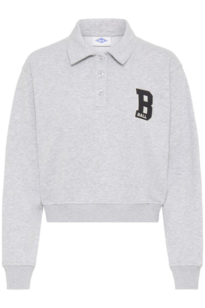 BARIVA POLO SWEAT MEDIUM GRAY MELANGE - 90000593 - 50408098