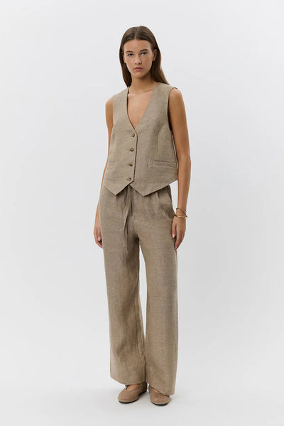 LUNETSW TROUSERS 7055 Light brown - S252437 Thumbnail