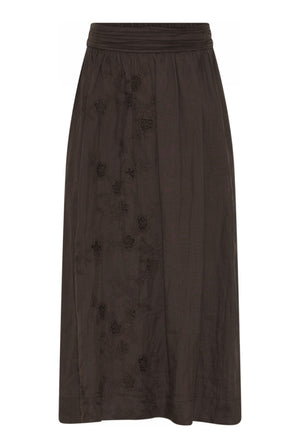 Scari, long skirt 2981-ChocoBrown - 62552/7634