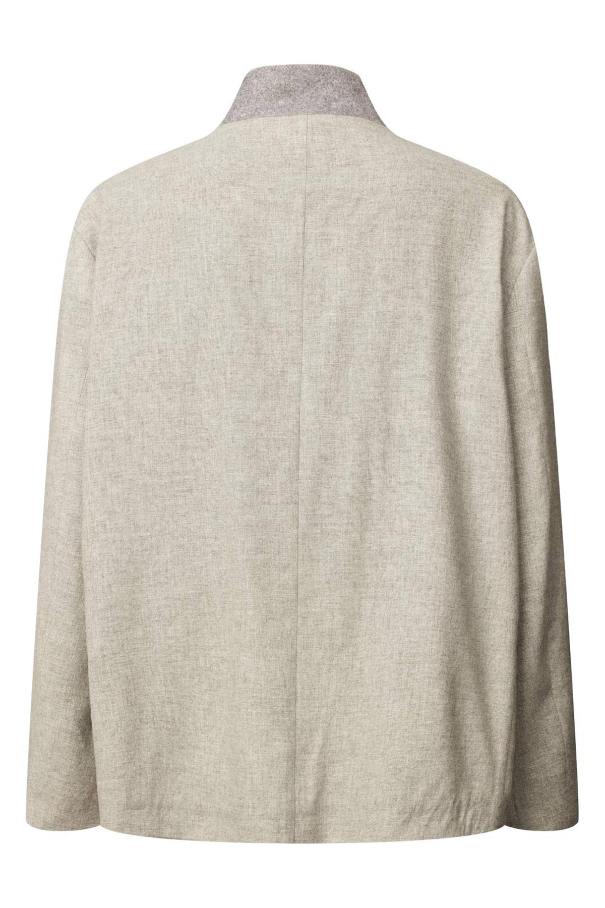 ETHENA DRAPY TAILORING Grey Melange - W25204104