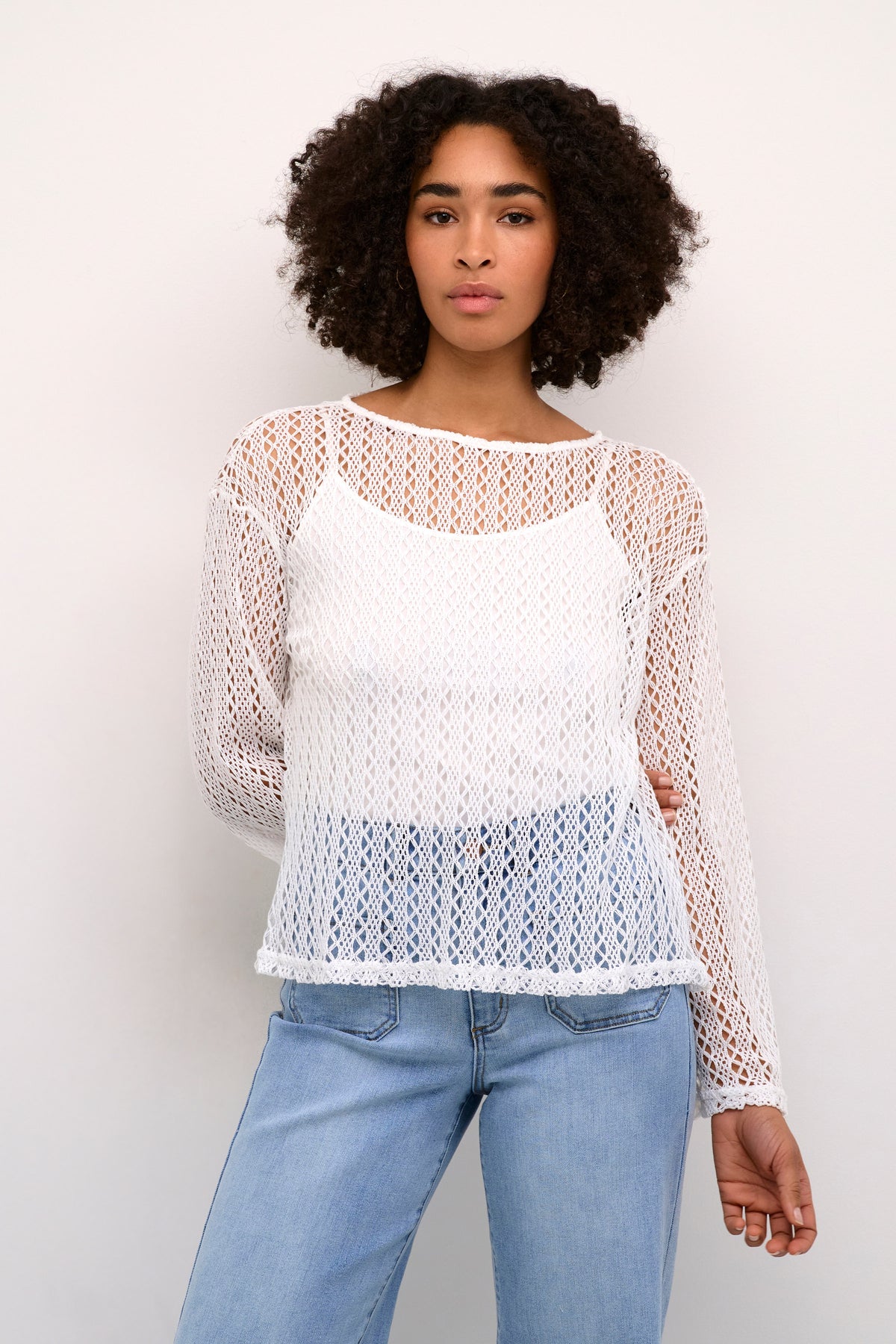 KAlykke Blouse Chalk - 10552326