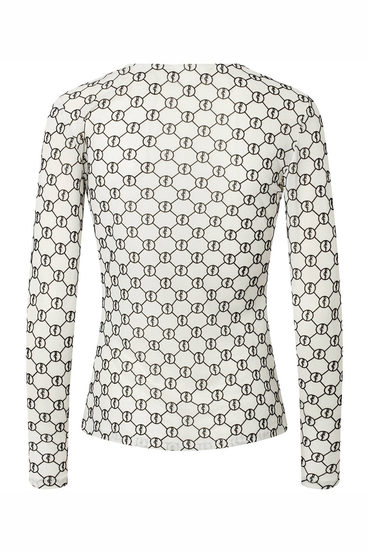 7390RDFRound neck blouse 02 Off white - RDF701