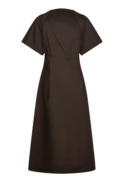Illana Poplin Chocolate Brown - 160660 Thumbnail