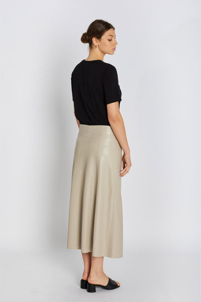 7744RDFAledra vegan skirt, lon 05 .Sand - RDF774 Thumbnail