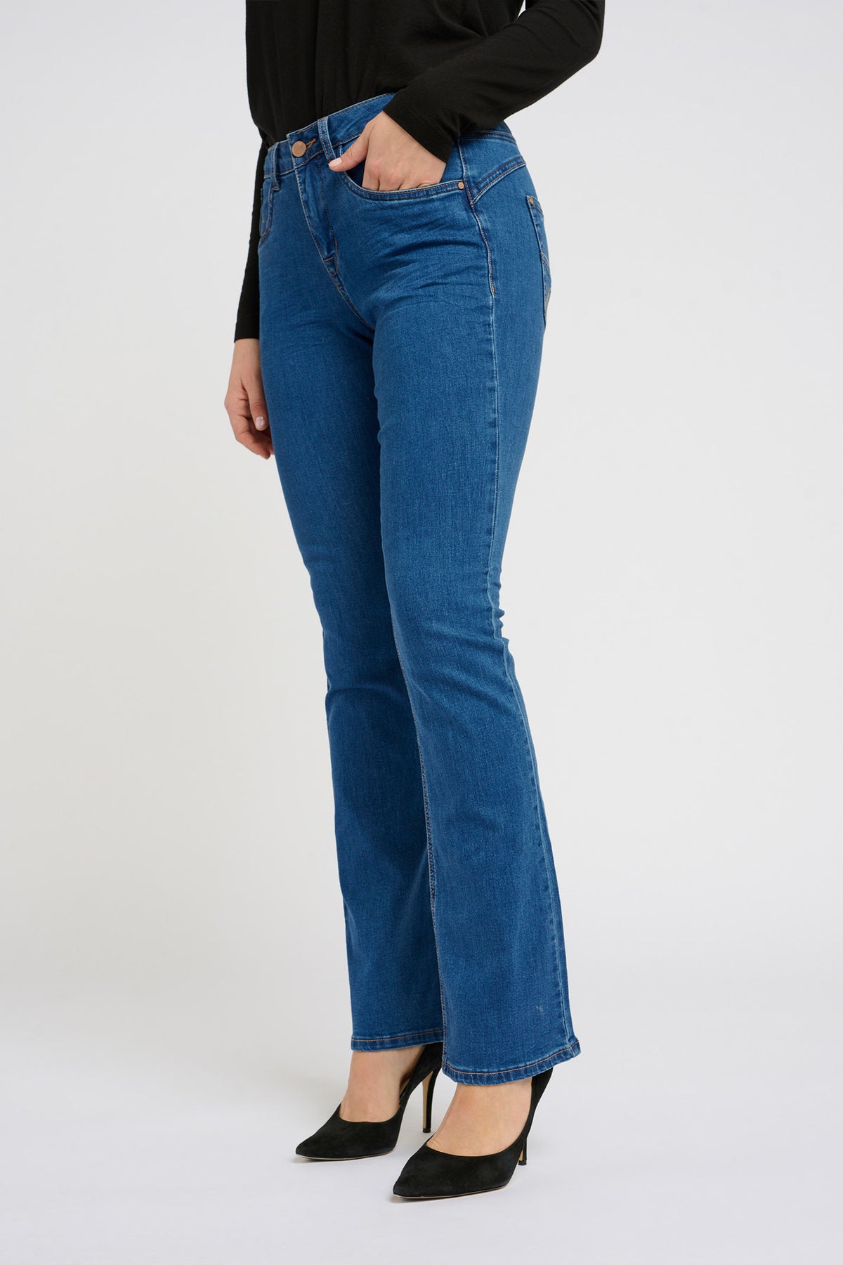CRLone Bootcut Jeans - Coco Fi Indigo blue denim - 10609152