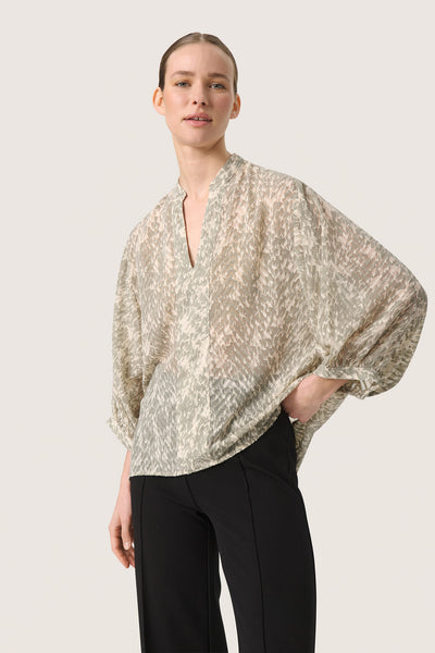 SLOsaka Amily Blouse Shadow Drop Print - 30407538 Thumbnail