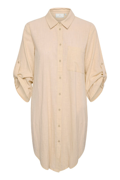 KApauline Shirt Dress Feather Gray - 10508528 Thumbnail