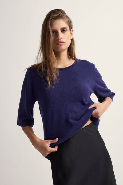 ChalinaBBAndra knit DARK BLUE - BBW4837 Thumbnail