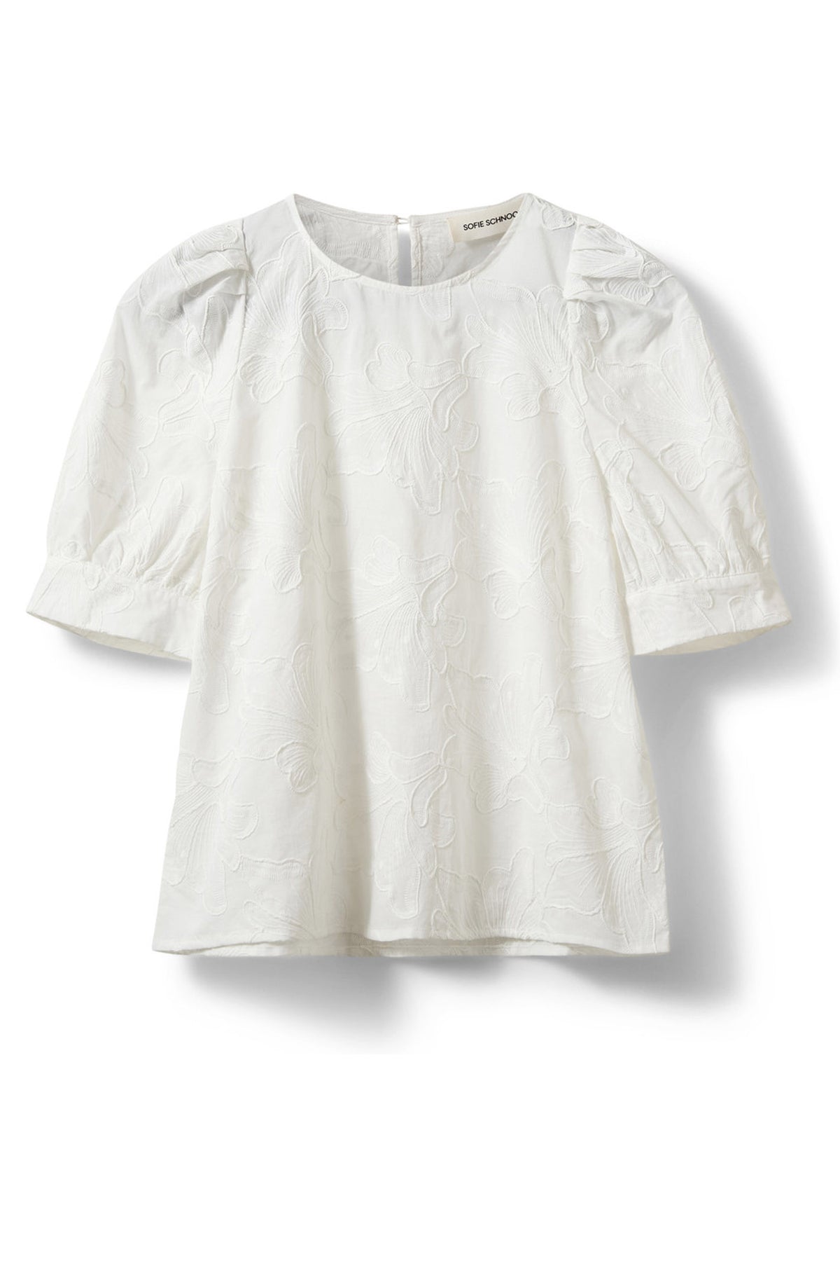 AHLIASW PUFF SLEEVE BLOUSE 0100 White - S261395
