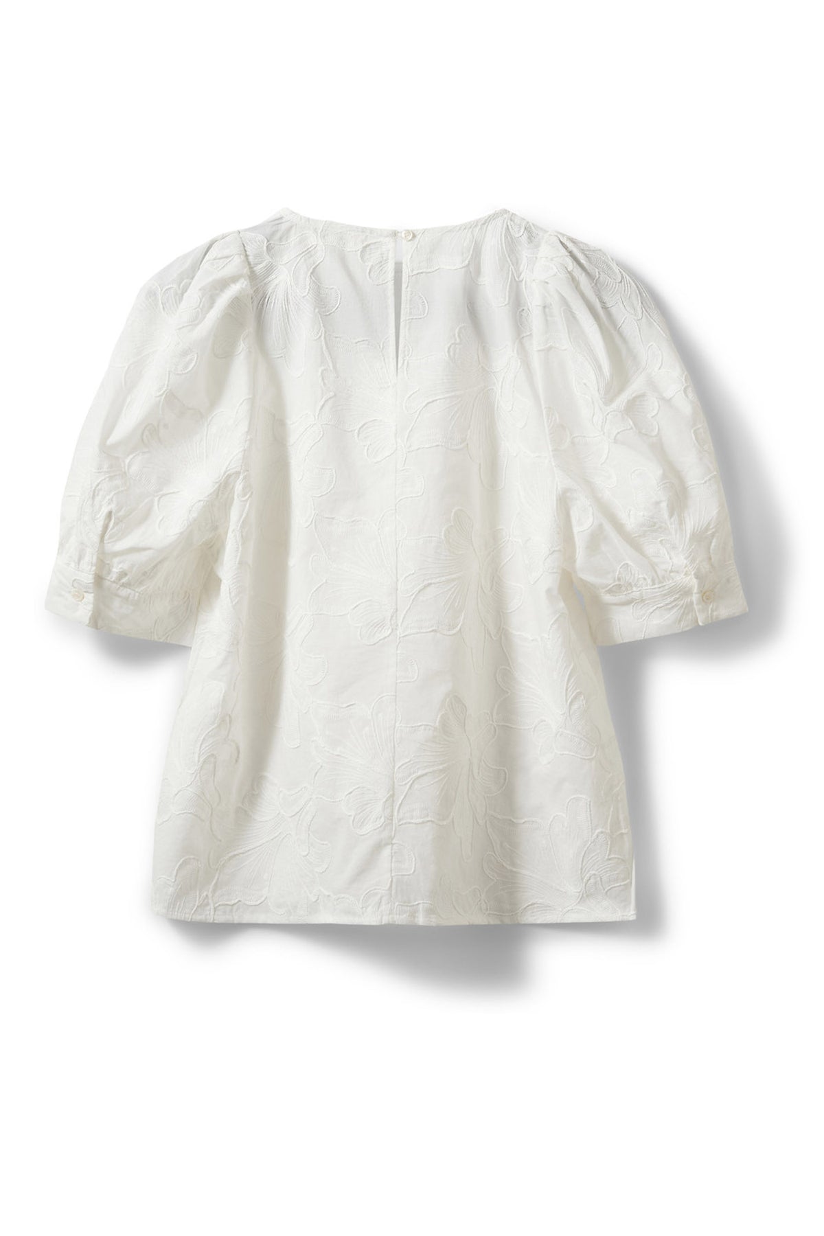 AHLIASW PUFF SLEEVE BLOUSE 0100 White - S261395