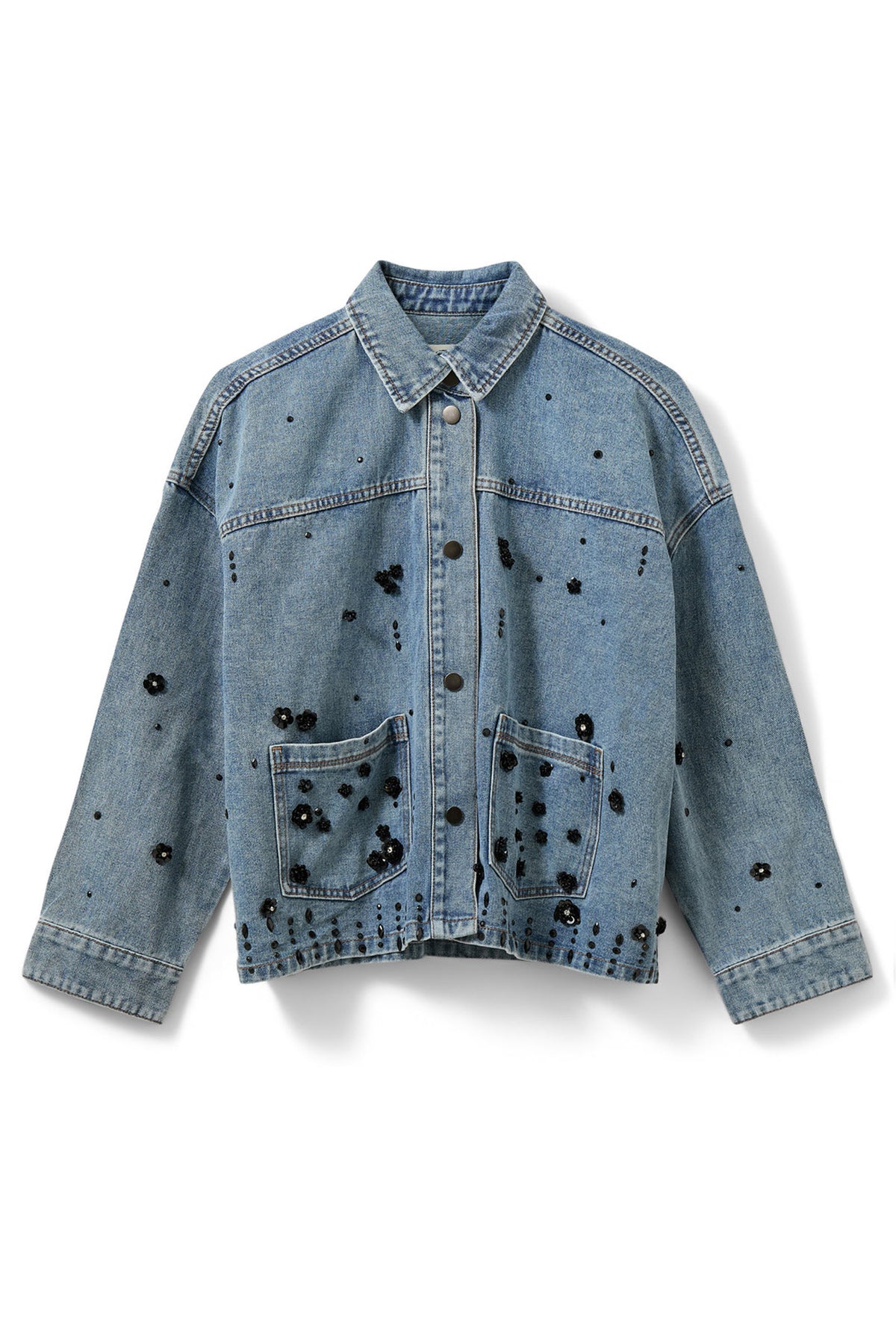 AMAYASW BOXY DENIM JACKET 5002 Denim blue - S261320
