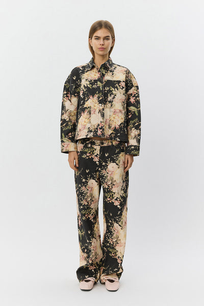 AMAYASW BOXY DENIM JACKET 9069 Flower mix - S261125 Thumbnail