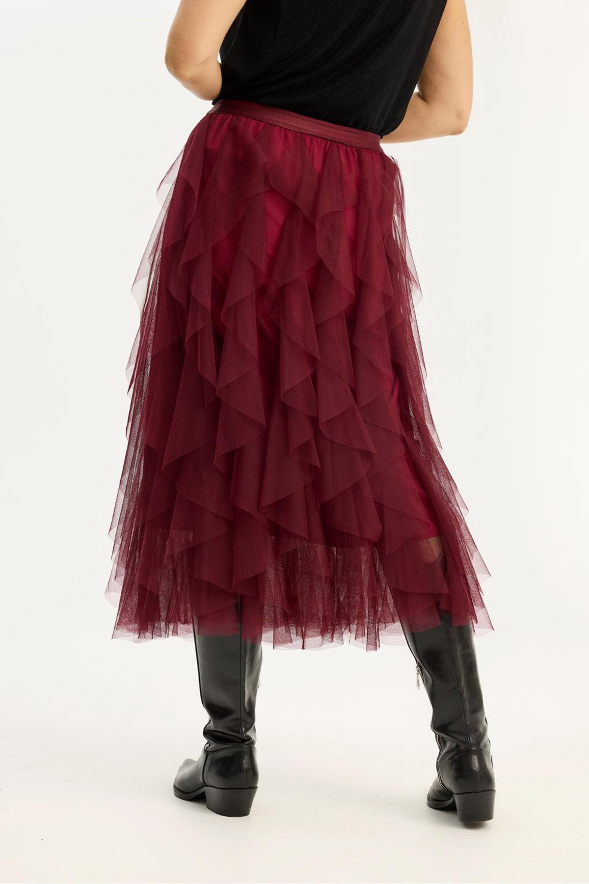 Adeline skirt Burgundy - 16903