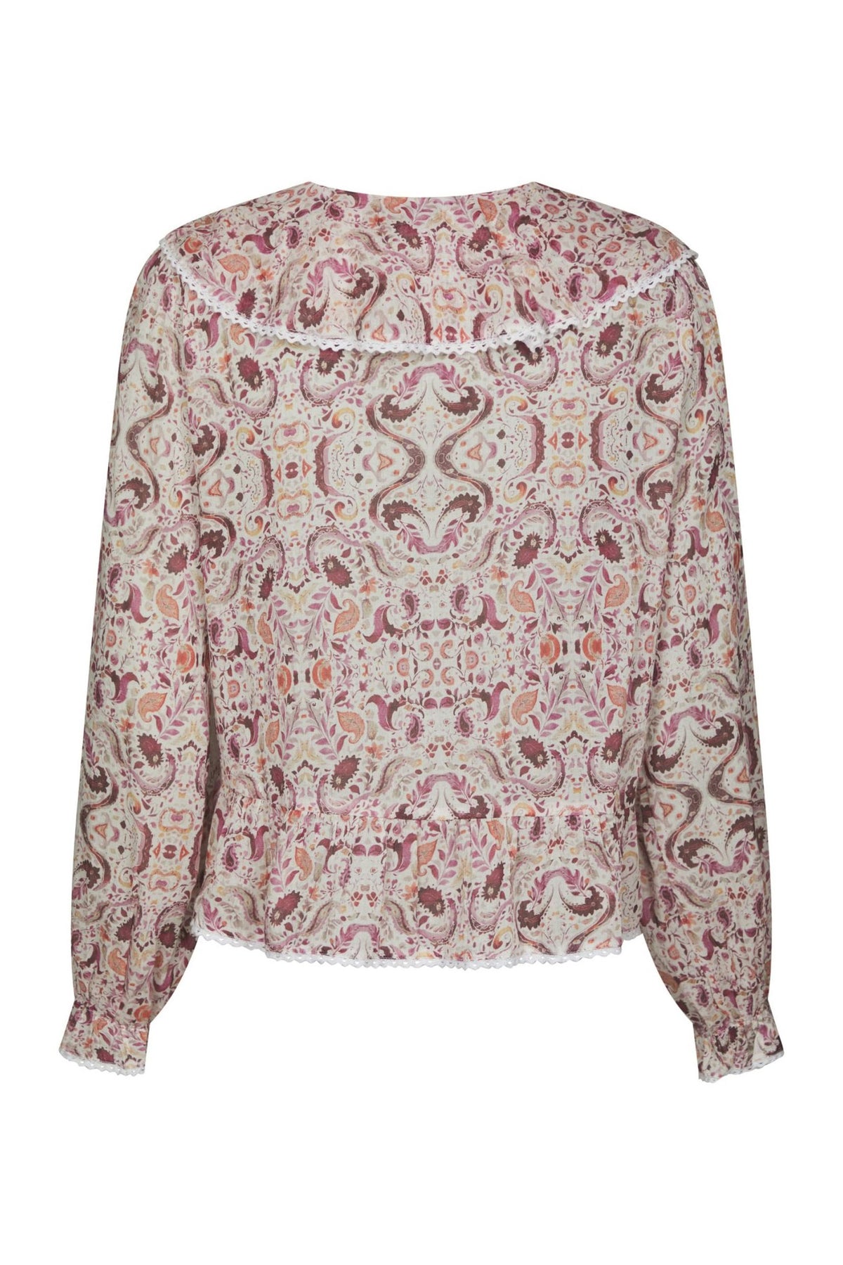 Ajda Paisley Dance Blouse Rose - 167762
