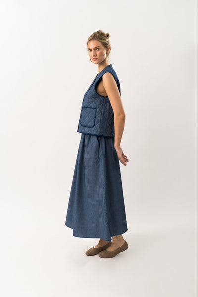 AkaneLL Maxi Skirt 23 Dark Blue Thumbnail