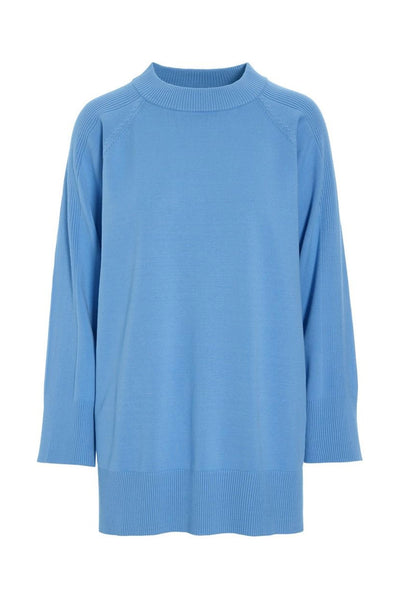 Akiko raglan bluse Lake Blue - 266-1086-5891 Thumbnail