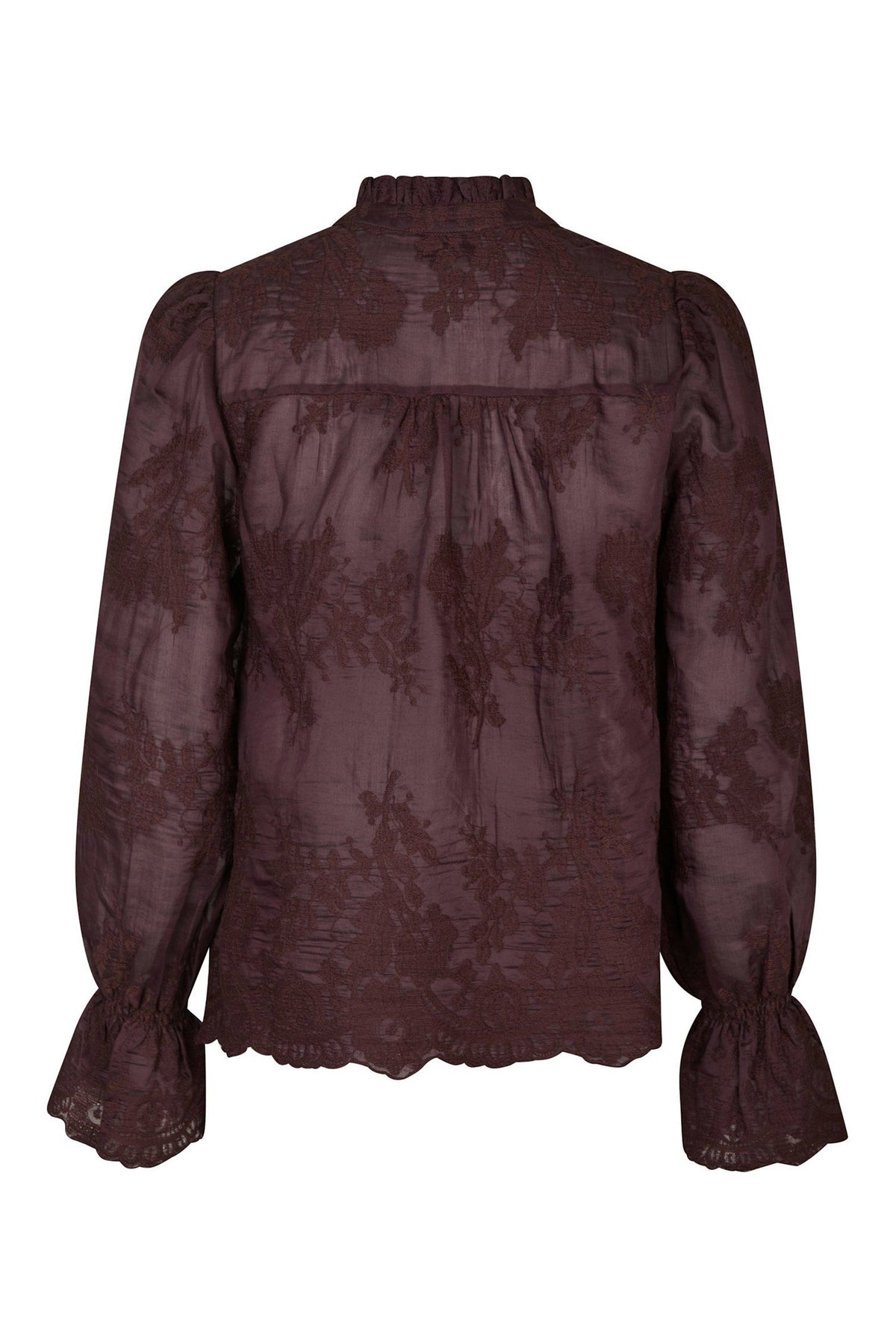 Amara Big Embroidery Burgundy - 163032
