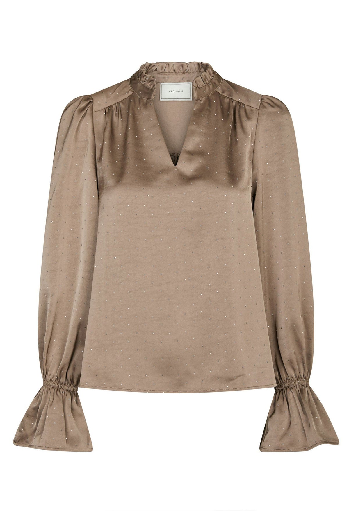 Amara Heavy Sateen Bedaz DARK TAUPE - 166578