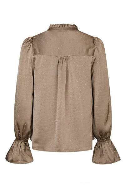 Amara Heavy Sateen Bedaz DARK TAUPE - 166578 Thumbnail