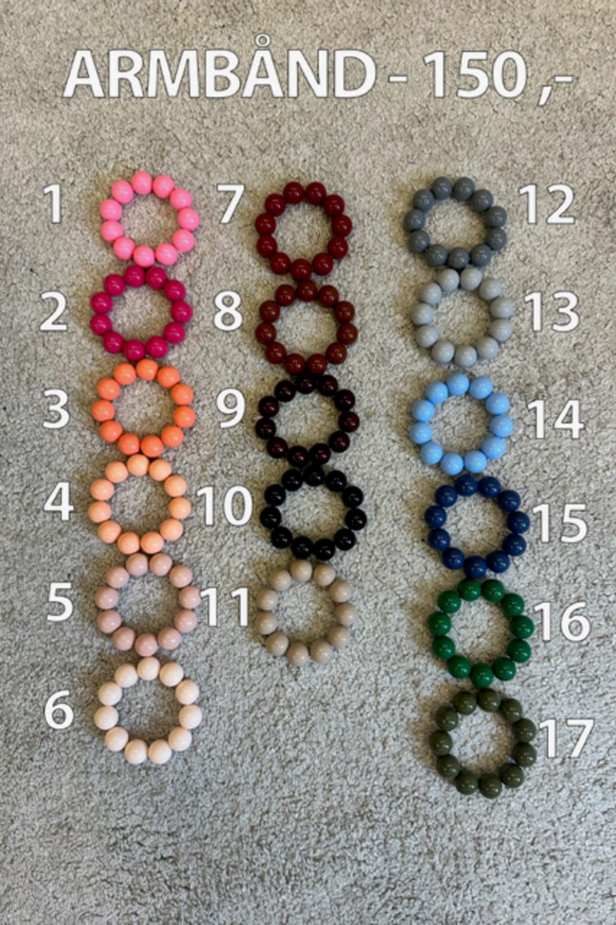 ARMBÅND TILBEHØR Olive - ARMBÅND 17