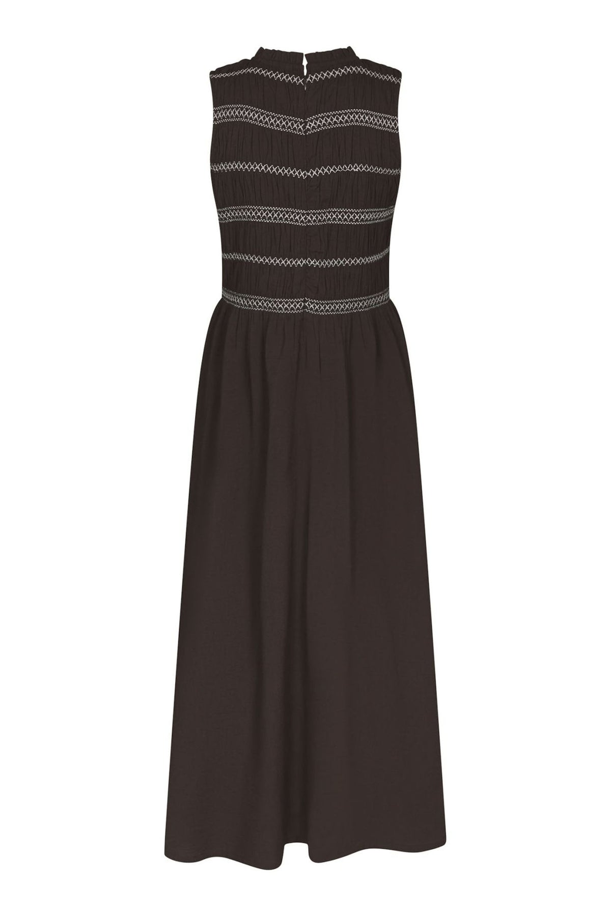 Atika Deco Smock Dress Dark brown - 166105