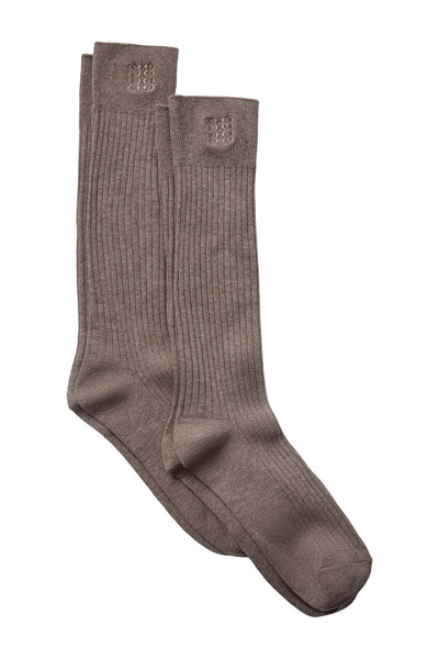 BEATHASW KNEE SOCK x 2 7050 Camel Melange - SNOS937 Thumbnail