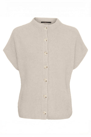 BTFELEANOR Raccoon Cardigan Light Beige - 500121