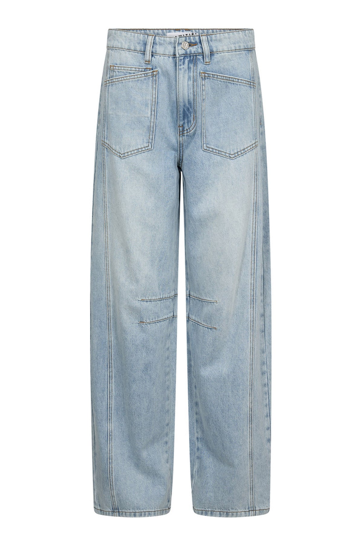 Barrel Front Pocket Tall Jeans Bleached Denim - HL10739