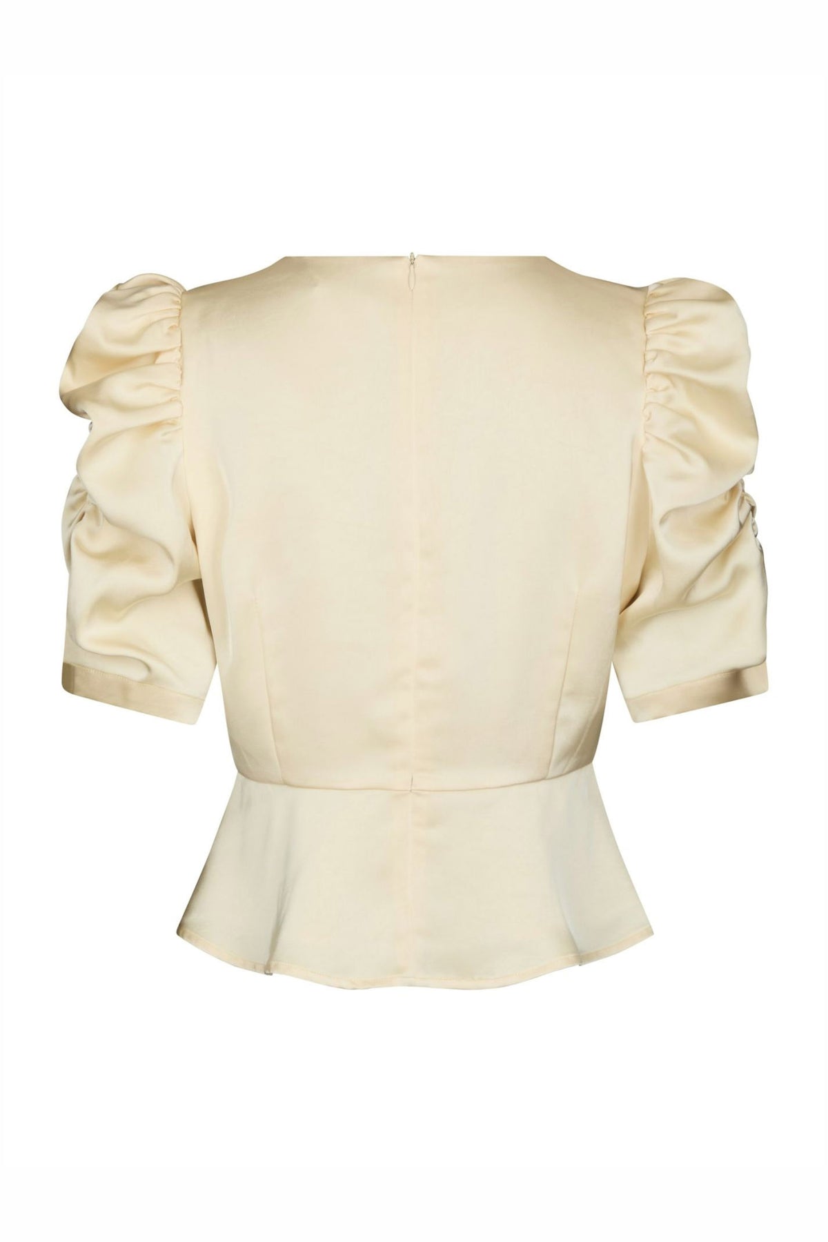 Benua Heavy Sateen Blouse Light yellow - 167069