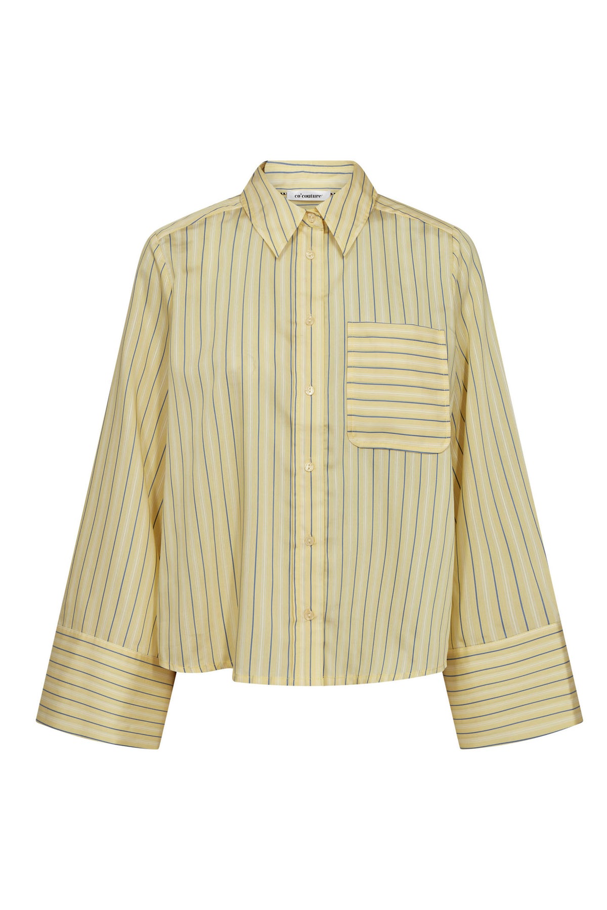 BlaineCC Bell Sleeve Shirt 171-PaleYellow - 45054