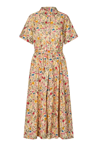 Blakell Midi Dress Ss Flower Print - 26241-3007 Thumbnail