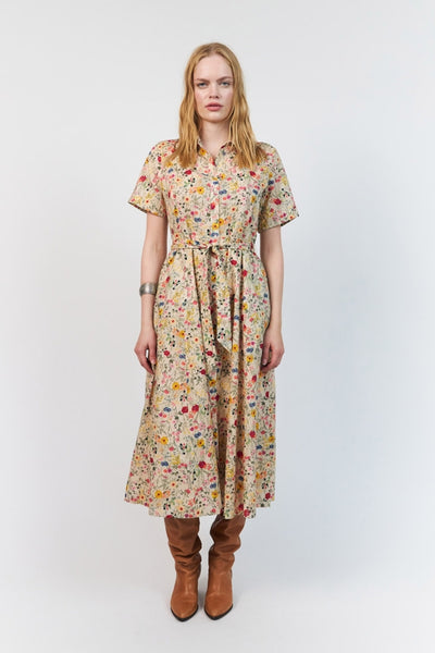 Blakell Midi Dress Ss Flower Print - 26241-3007 Thumbnail