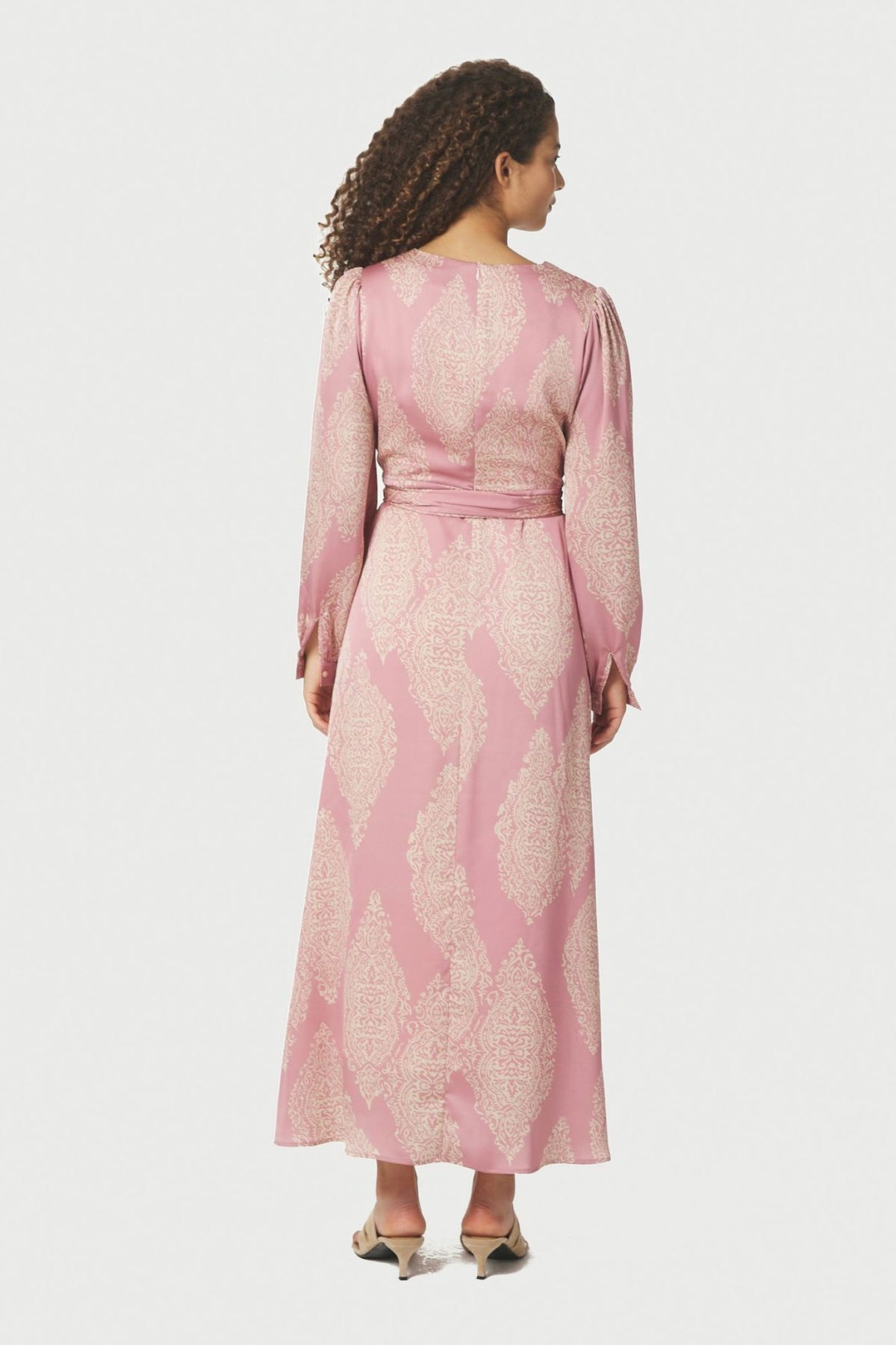 Bretti Paisley Drop Dress Evening Rose - 168466