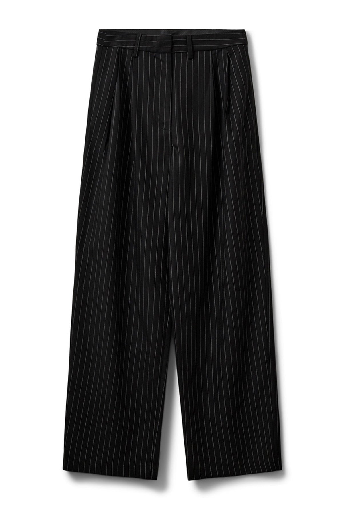 CARLOTTASW TROUSERS 0139 White Black striped - S254210