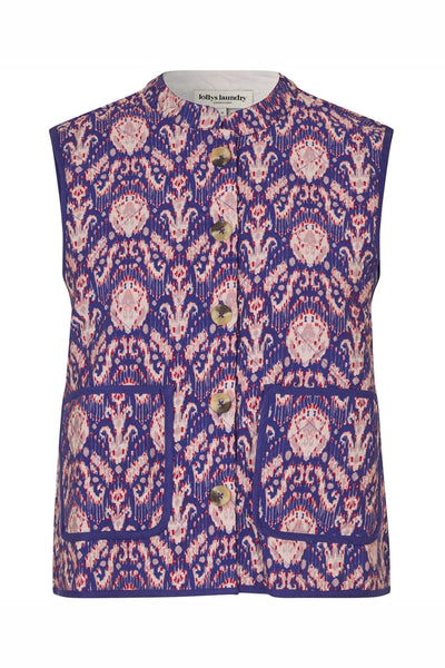 CairoLL Quilted Vest 64 64 Graphic Print - 26108-1095 Thumbnail