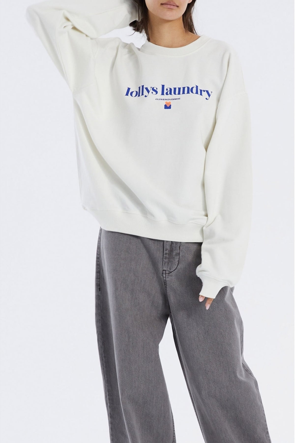 California Julemærke Sweat 02 Creme - 90024-2005