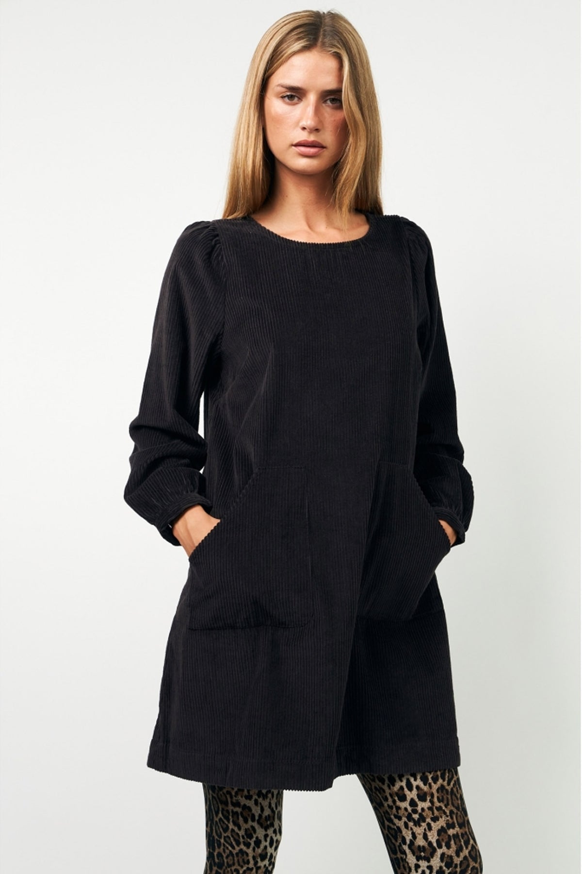 CarlaLL Short Dress 87 Dark Mokka - 25445-3018